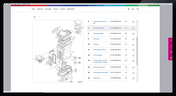 Kittelberger - Bosch Online-Ersatzteilkatalog