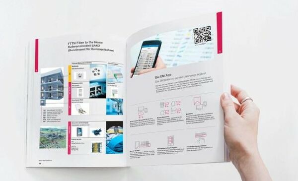 Mehrsprachige Katalogproduktion der Elektro -Material AG