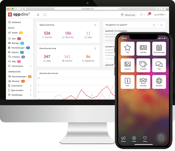appdinx von Konzept-iX zur App-Erstellung