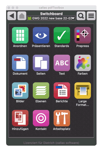 callas software pdfToolbox 13.1 - GWG-2022-Spezifikationen