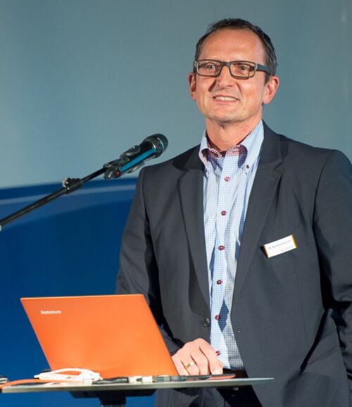 socoto Geschäftsführer Dr. Bernhard Gründer beim Content Management Day