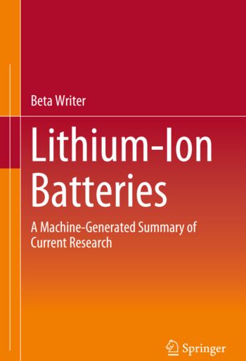 Buch-Cover: Lithium-Ion Batteries | © Springer Nature