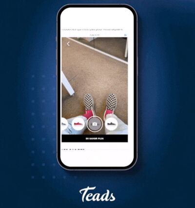 Virtuelle Schuhanprobe für VANS von Teads