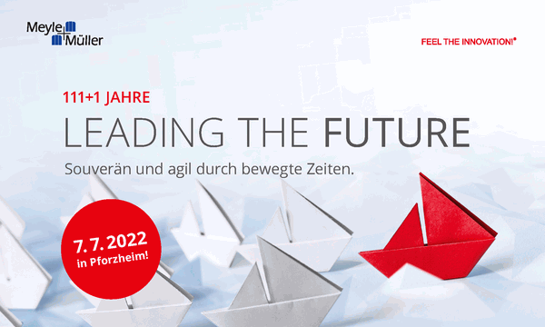 Zukunftsevent von Meyle+Müller am 7.7.2022 in Pforzheim
