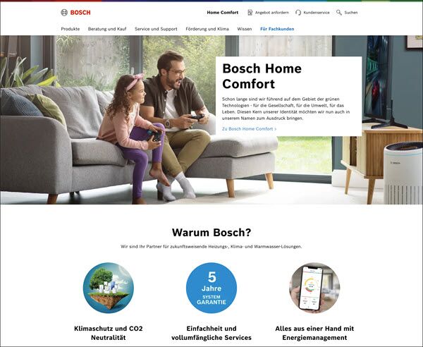 Das Kittelberger-Projekt „Bosch Home Comfort“