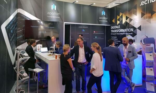 apollon Messestand auf der dmexo 2018