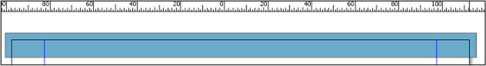 Bleed area in a print document
