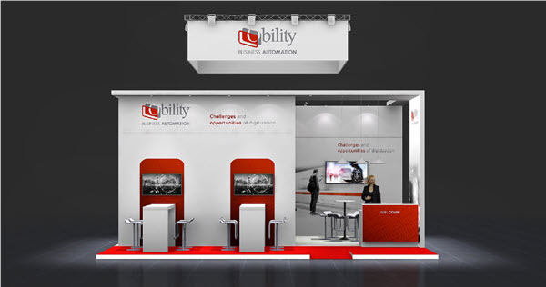 Obility-Messestand auf der drupa 2024