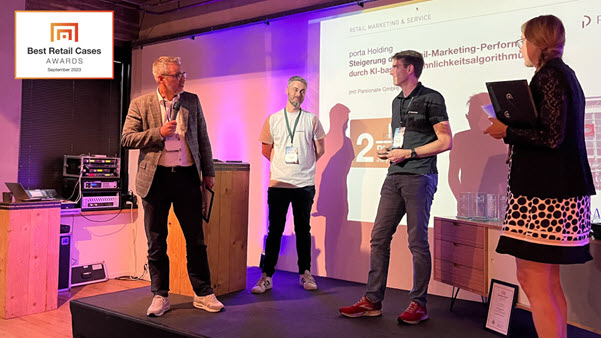 Best Retail Cases Award für Parsionate und porta