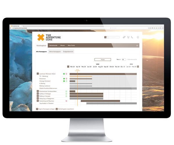 Marketingplaner für das Marketing-Portal Brand Base