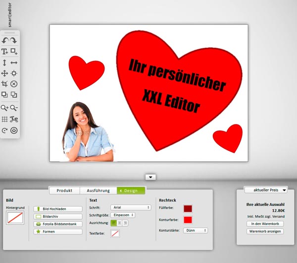 Der neue Gestaltungseditor von Color Alliance basiert auf HTML5