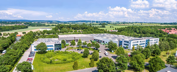 Das Firmengebäude der mediaprint solutions in Paderborn