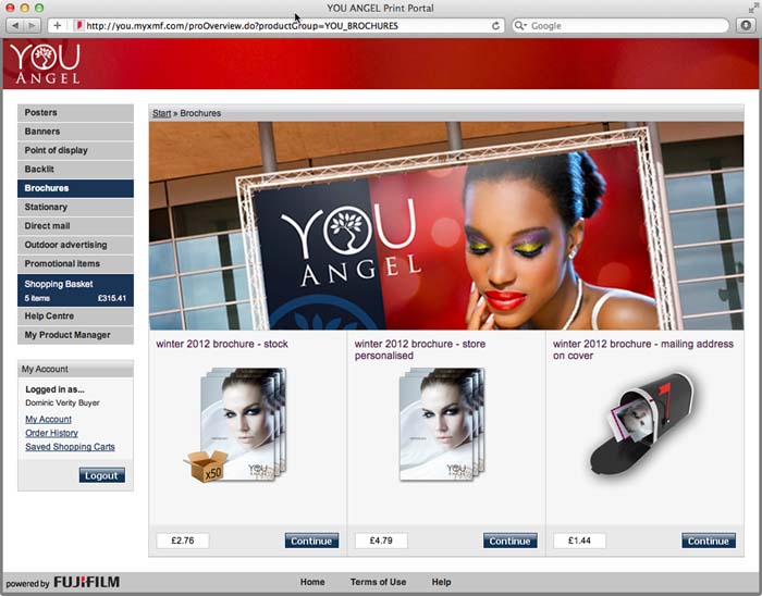Web-to-Print-Portal XMF PrintCentre