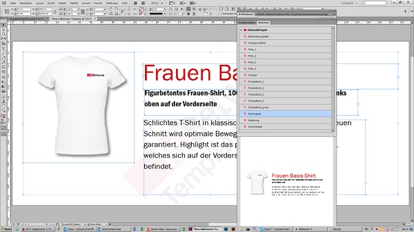 Datenzuweisung in InBetween-Templates in InDesign