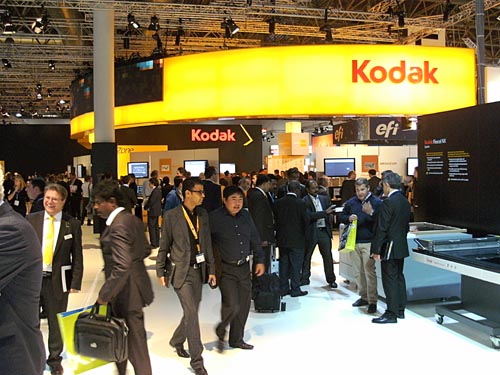 Kodak-Stand auf der drupa 2012