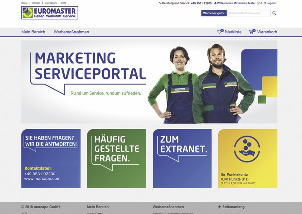 Euromaster Marktingportal