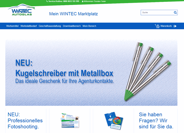 WINTEC-Marketingportal von marcapo