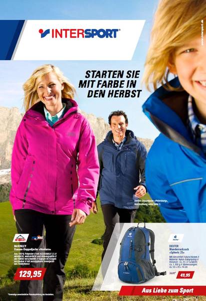 Intersport Werbemittel