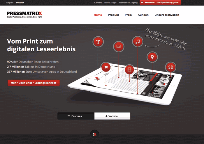 PressMatrix Homepage