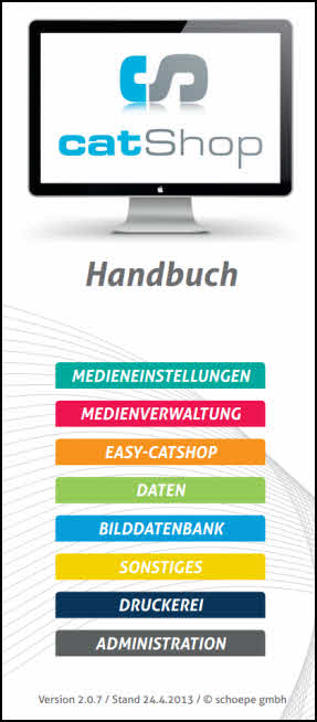 Das neue catshop-Handbuch