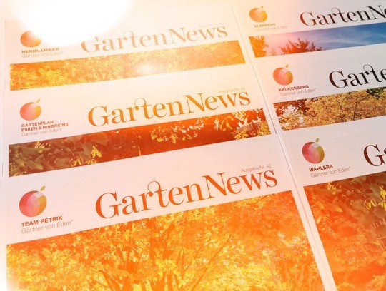 "Gärtner von Eden" individualisieren Print-Newsletter im Marketing Management System von socoto
