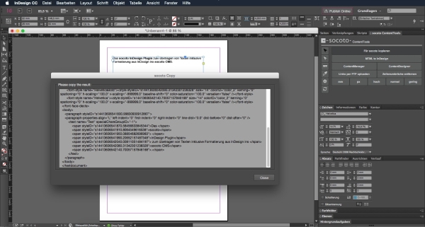 socoto InDesign-Plug-in