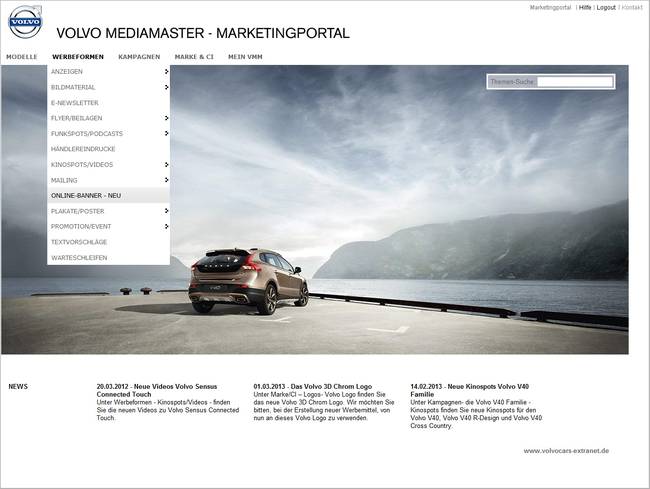 Volvo-Marketing-Portal