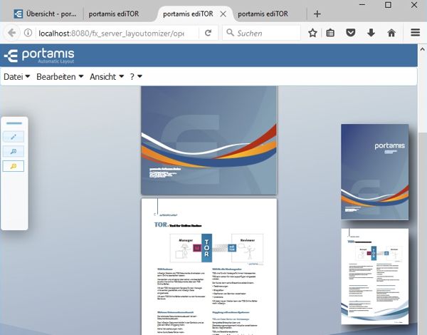 Das „Tool for Online-Review“ von portamis